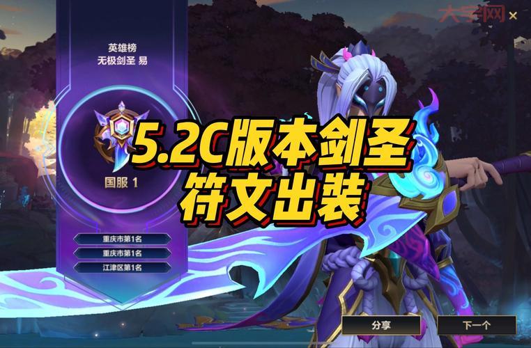 剑圣出什么装备好?老玩家教你几套神装搭配!