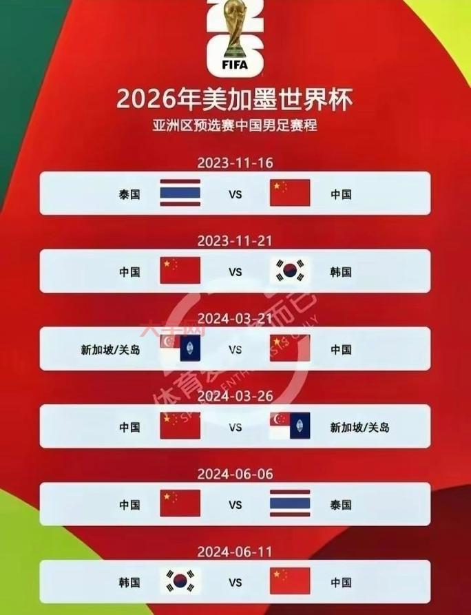 世界杯赛程表来了!熬夜看球也要注意身体哦!