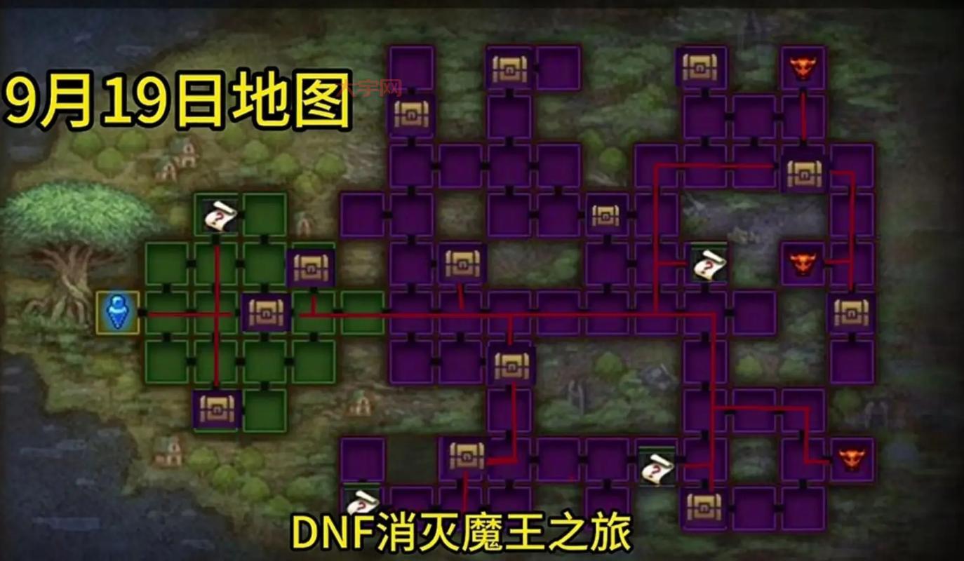 dnf地图大全(最新最全版本,各区域地图详解)