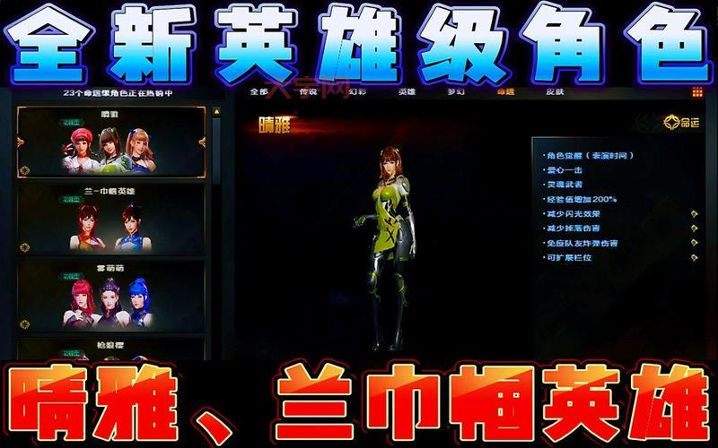 cf英雄哪个好用?平民玩家必备英雄角色推荐!