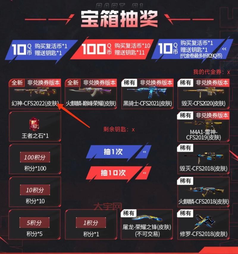 cf诸神竞技场奖励有哪些?大神带你刷爆全场!