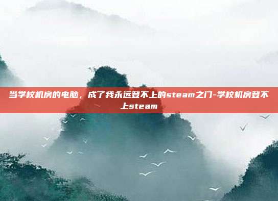 当学校机房的电脑，成了我永远登不上的steam之门-学校机房登不上steam