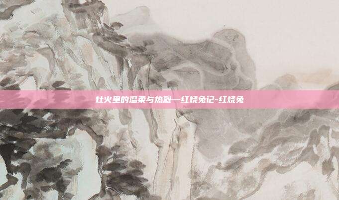 灶火里的温柔与热烈—红烧兔记-红烧兔