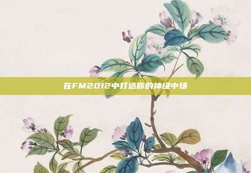 在FM2012中打造你的神级中场