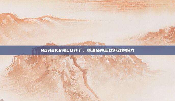 NBA2K9免CD补丁，重温经典篮球游戏的魅力