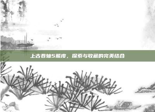 上古卷轴5熊皮，探索与收藏的完美结合