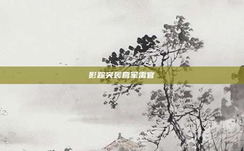影踪突袭营军需官