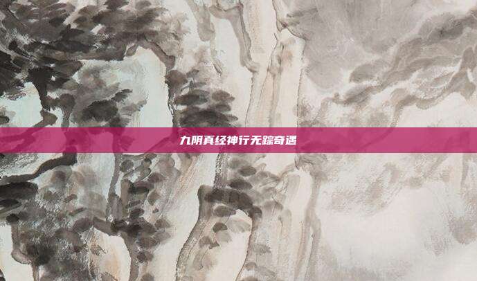 九阴真经神行无踪奇遇