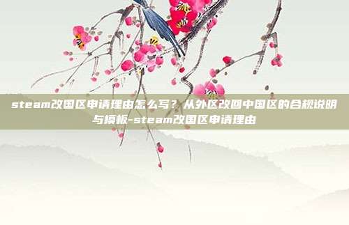 steam改国区申请理由怎么写？从外区改回中国区的合规说明与模板-steam改国区申请理由