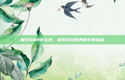 魔域QQ特权礼包,探索游戏世界的专属福利