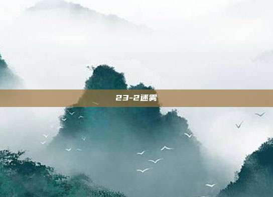 23-2迷雾