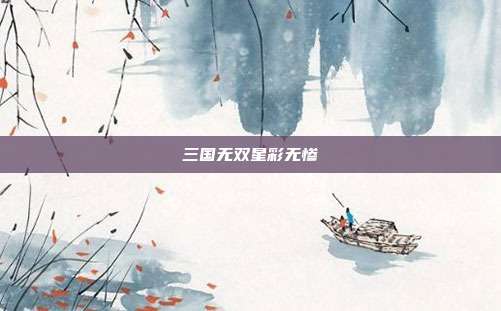 三国无双星彩无惨