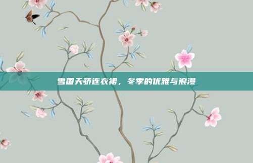 雪国天骄连衣裙,冬季的优雅与浪漫