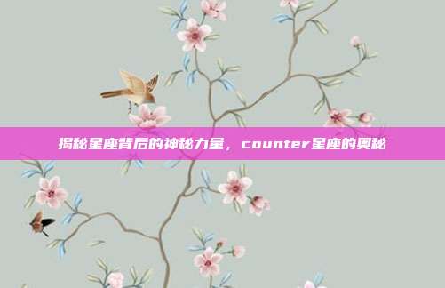 揭秘星座背后的神秘力量，counter星座的奥秘