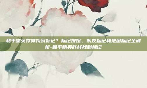 和平精英咋样找到标记?标记按钮、队友标记和地图标记全解析-和平精英咋样找到标记