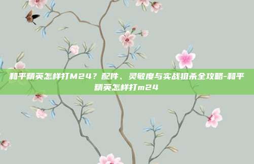 和平精英怎样打M24?配件、灵敏度与实战狙杀全攻略-和平精英怎样打m24