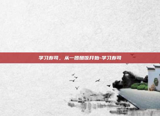 学习寿司,从一团醋饭开始-学习寿司