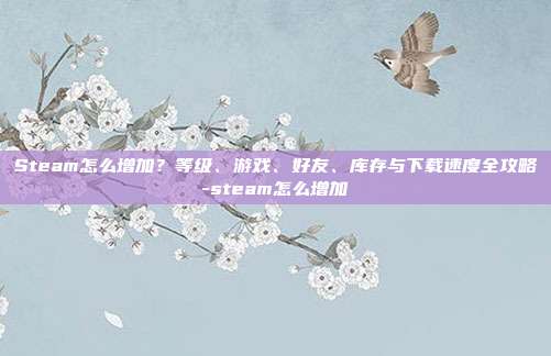 Steam怎么增加？等级、游戏、好友、库存与下载速度全攻略-steam怎么增加
