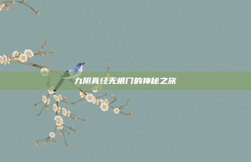 九阴真经无根门的神秘之旅