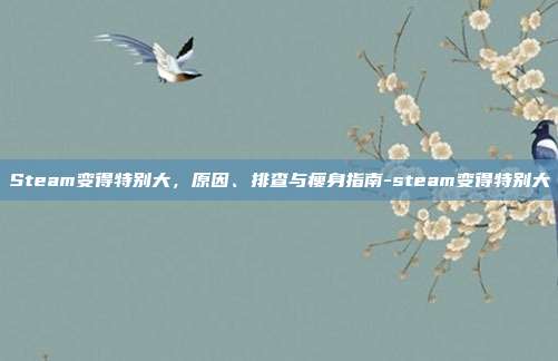 Steam变得特别大,原因、排查与瘦身指南-steam变得特别大