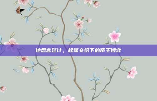 地盘宫廷计，权谋交织下的帝王博弈