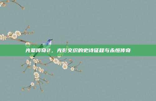 光晕传奇2,光影交织的史诗征程与永恒传奇