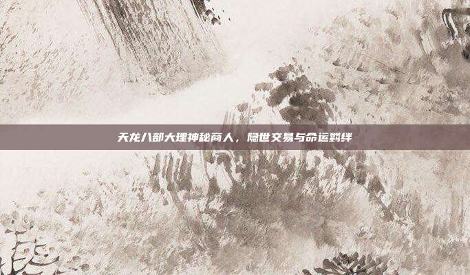 天龙八部大理神秘商人，隐世交易与命运羁绊