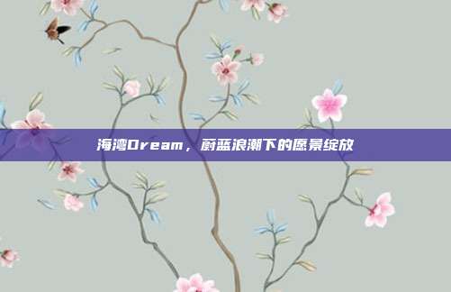 海湾Dream，蔚蓝浪潮下的愿景绽放