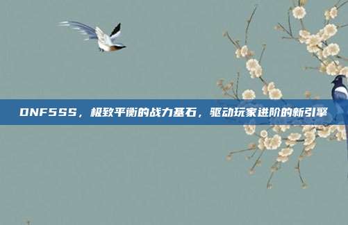 DNF5SS，极致平衡的战力基石，驱动玩家进阶的新引擎