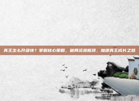 真王怎么升级快？掌握核心策略，破局资源瓶颈，加速真王成长之路