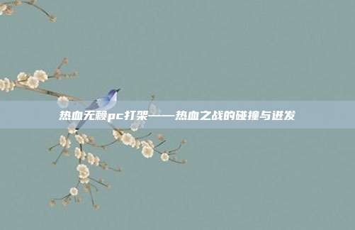 热血无赖pc打架——热血之战的碰撞与迸发