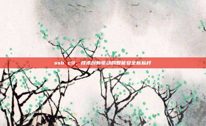 ssb c9，技术创新驱动的智能安全新标杆