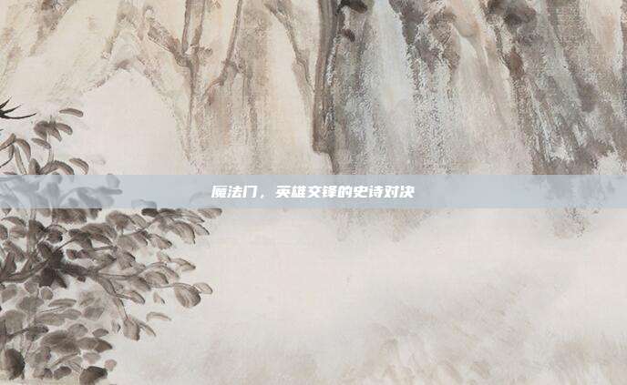 魔法门,英雄交锋的史诗对决