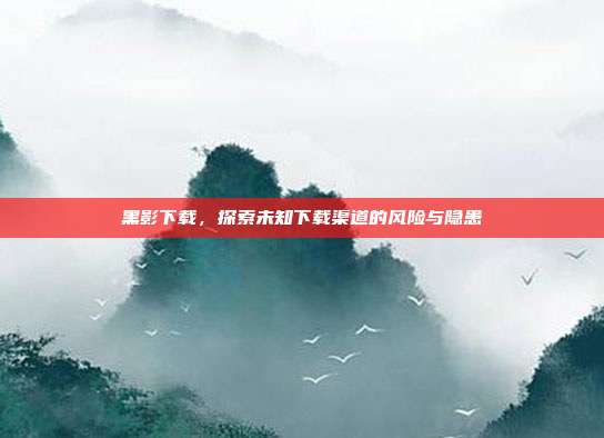 黑影下载，探索未知下载渠道的风险与隐患