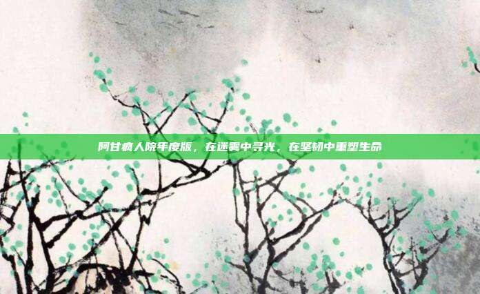 阿甘疯人院年度版,在迷雾中寻光,在坚韧中重塑生命