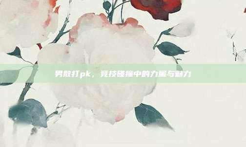 男散打pk，竞技碰撞中的力量与魅力