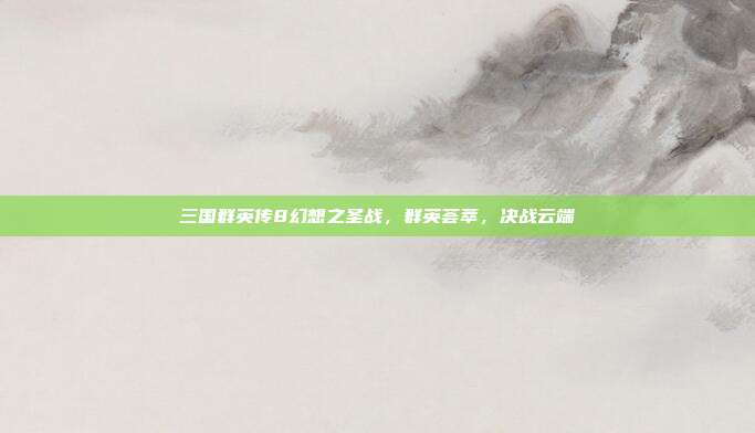 三国群英传8幻想之圣战,群英荟萃,决战云端