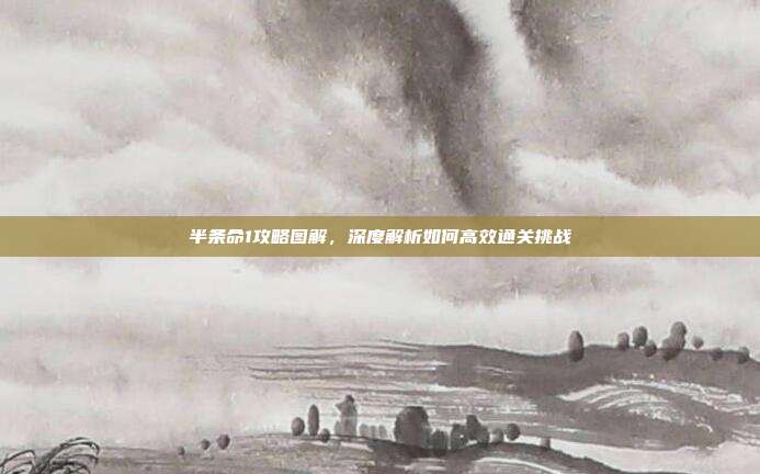 半条命1攻略图解,深度解析如何高效通关挑战
