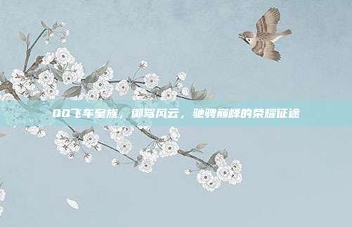 QQ飞车皇族，御驾风云，驰骋巅峰的荣耀征途