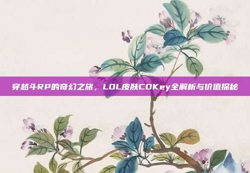 穿越斗RP的奇幻之旅，LOL皮肤CDKey全解析与价值探秘