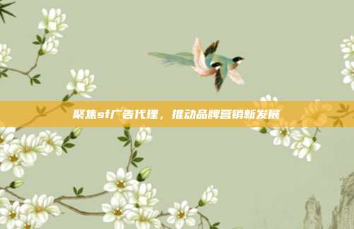 聚焦sf广告代理,推动品牌营销新发展