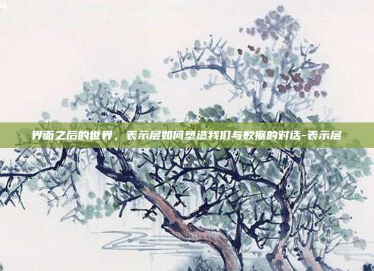 界面之后的世界,表示层如何塑造我们与数据的对话-表示层