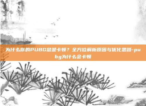 为什么你的PUBG总是卡顿？全方位解析原因与优化思路-pubg为什么会卡顿