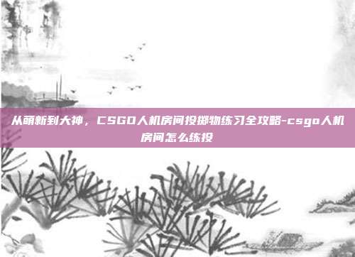 从萌新到大神,CSGO人机房间投掷物练习全攻略-csgo人机房间怎么练投