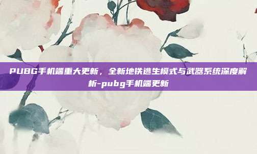 PUBG手机端重大更新,全新地铁逃生模式与武器系统深度解析-pubg手机端更新