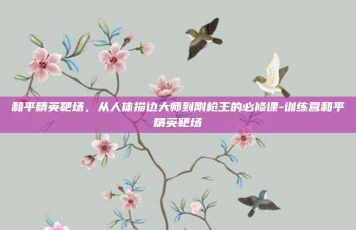 和平精英靶场,从人体描边大师到刚枪王的必修课-训练营和平精英靶场