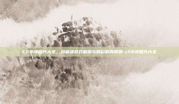 CF小冲图片大全,珍藏级游戏截图与精彩瞬间回顾-cf小冲图片大全