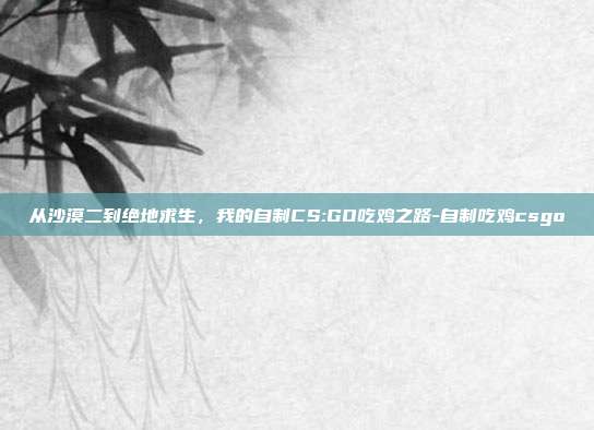 从沙漠二到绝地求生,我的自制CS:GO吃鸡之路-自制吃鸡csgo