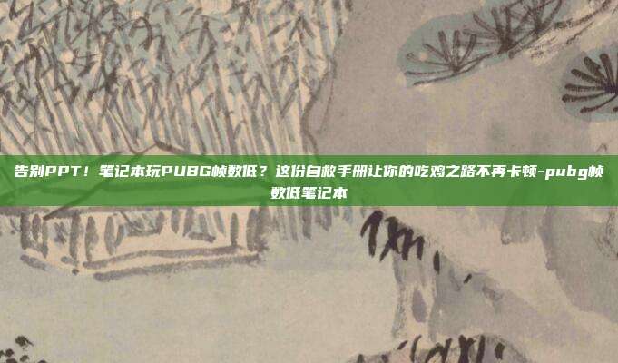 告别PPT!笔记本玩PUBG帧数低?这份自救手册让你的吃鸡之路不再卡顿-pubg帧数低笔记本