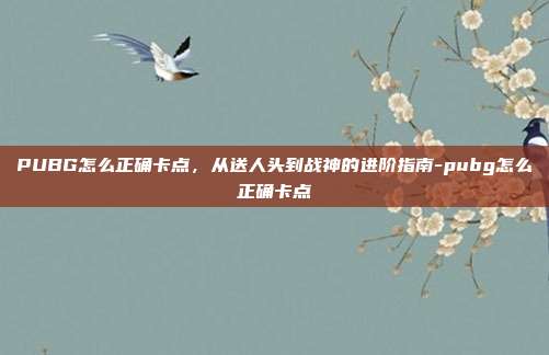 PUBG怎么正确卡点,从送人头到战神的进阶指南-pubg怎么正确卡点